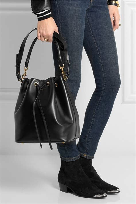 ysl emmanuelle bucket bag sale|Yves Saint Laurent Emmanuelle Leather Bucket Bag on SALE.